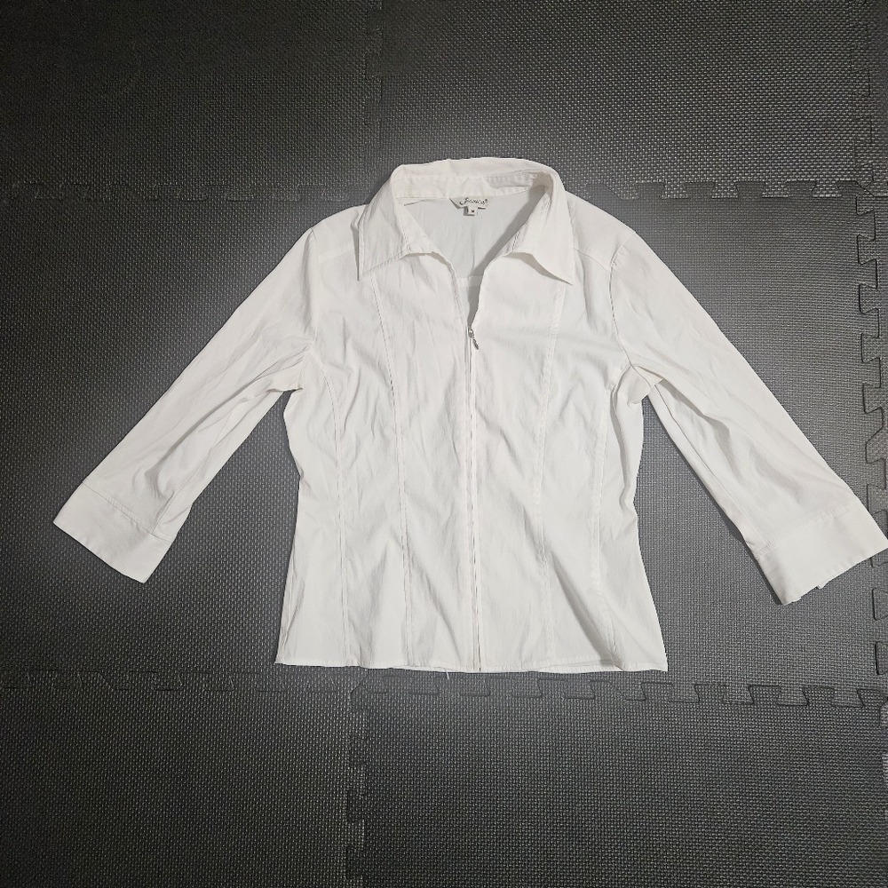 Jessica Women's Crisp White Blouse